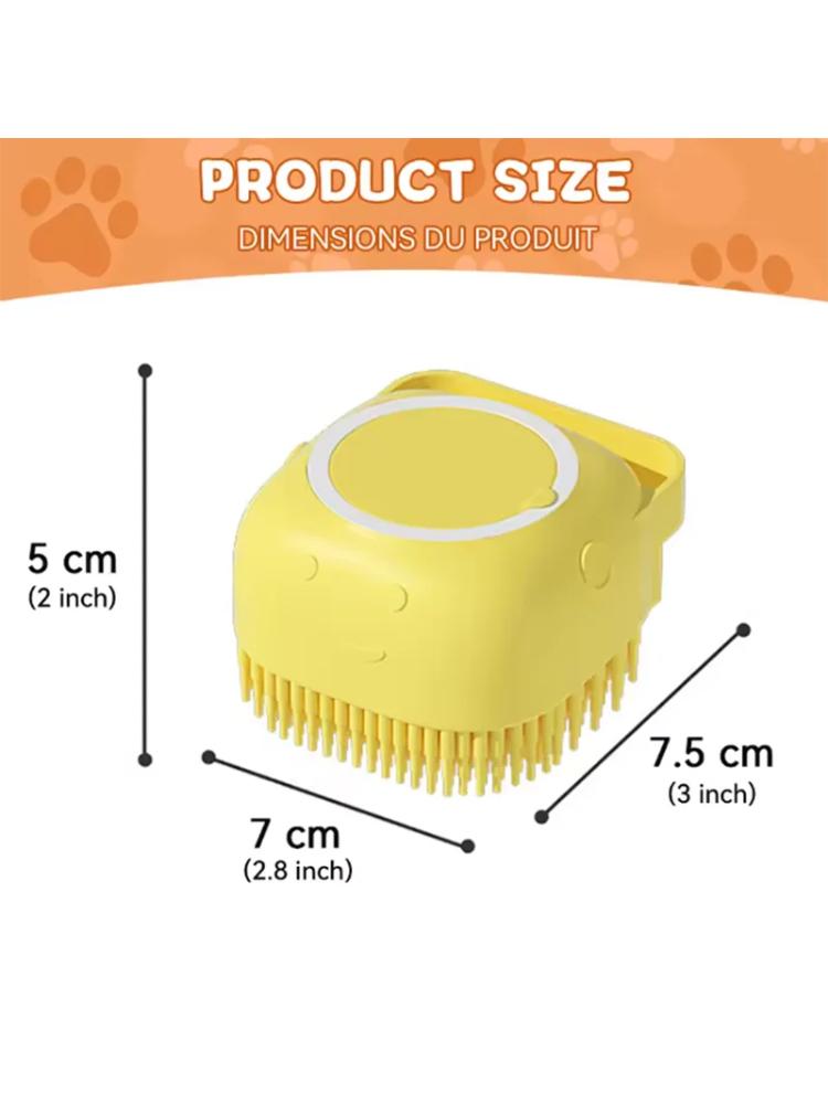 Nuova Spazzola Massaggiante per Bagno Bagno Multifunzionale Cucciolo Cane Grande Gatto Morbido Sicurezza Silicone Accessori per Animali Domestici per Cani Gatti Strumenti