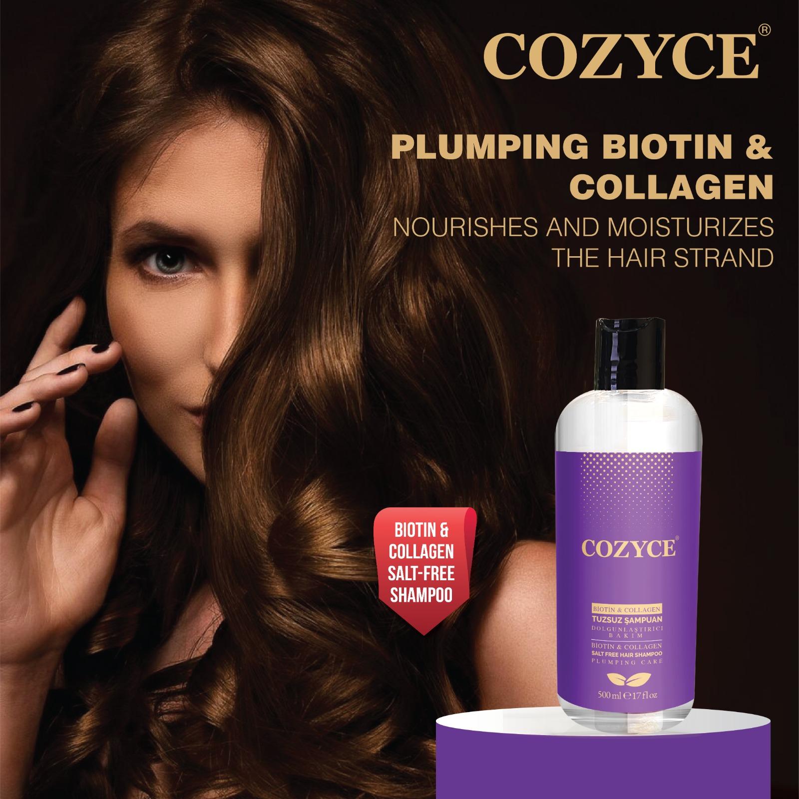 

Cozyce Biotin & Collagen Salt-Free Shampoo 500 ml