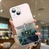 Fashion Brand B-Boy L-London Tempered Glass For Iphone 14 13 12 11 Pro Mini XS MAX 14Plus X XS XR Fundas