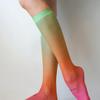 Romantic tiger Cotton candy knee stockings