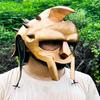 Hełm gladiatora King Maximus Decimus meridiany Miedziane wykończenie hełmy pancerza z wewnętrzną wyściółką Średniowieczna zbroja rycerska Cosplay hełm prezent