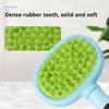 Pet Massage Comb For Dogs Cats Bath Brush Grooming Tool Silicone Bristles Hair Remover Relaxation Deshedding Cleaning Brush