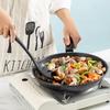Large Silicone Cooking Utensils Set: Spatula, Soup Ladle, and Skimmer Strainer