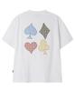 Opeunyadeu(Owai) Check Trump Patch Tee - White