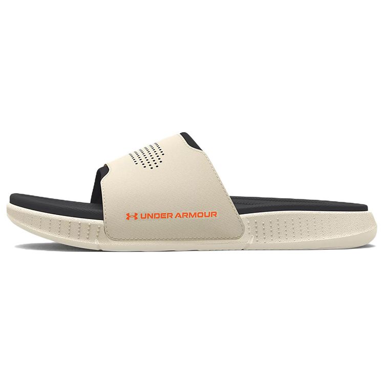 Under Armour Unisex Ansa Elevate Slides White 3025044-100 38.5
