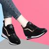 Inner Height Increase Women 'S Shoes  New Spring And Autumn White Shoes Flat Casual All -Match Sports Shoes