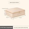 Cotton Satin Duvet Storage Bag Large Collapsible Organizer For Bedroom And Travel Use