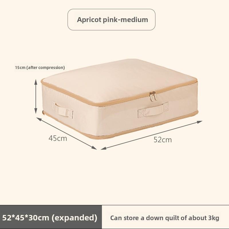 Cotton Satin Duvet Storage Bag Large Collapsible Organizer For Bedroom And Travel Use