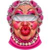 Soft Lightweight Fabric Funny Face Balaclava Breathability Realistic Printed Ski Mask  Cycling