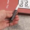 Stainless Steel Mini Portable Folding  Pocket Knife  Sandalwood Handle Keychain Unpacking Cutter Outdoor EDC Tool for Camping