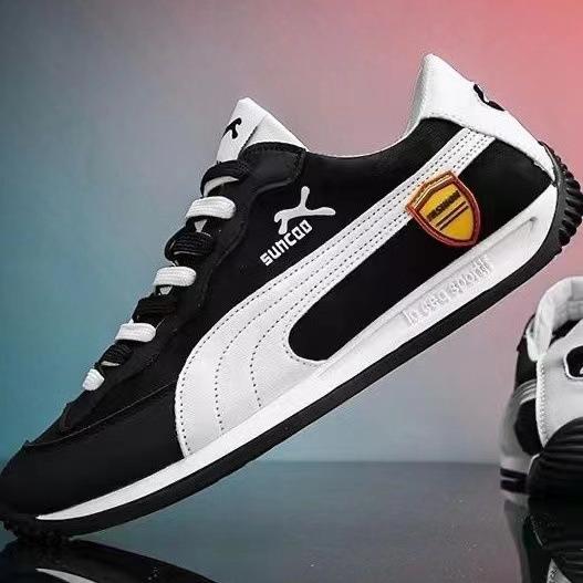 

2025 новая спортивная мужская обувь, весенне-осенняя новая модная повседневная обувь для скейтборда, универсальные кроссовки Форрест Гамп 40 чёрный