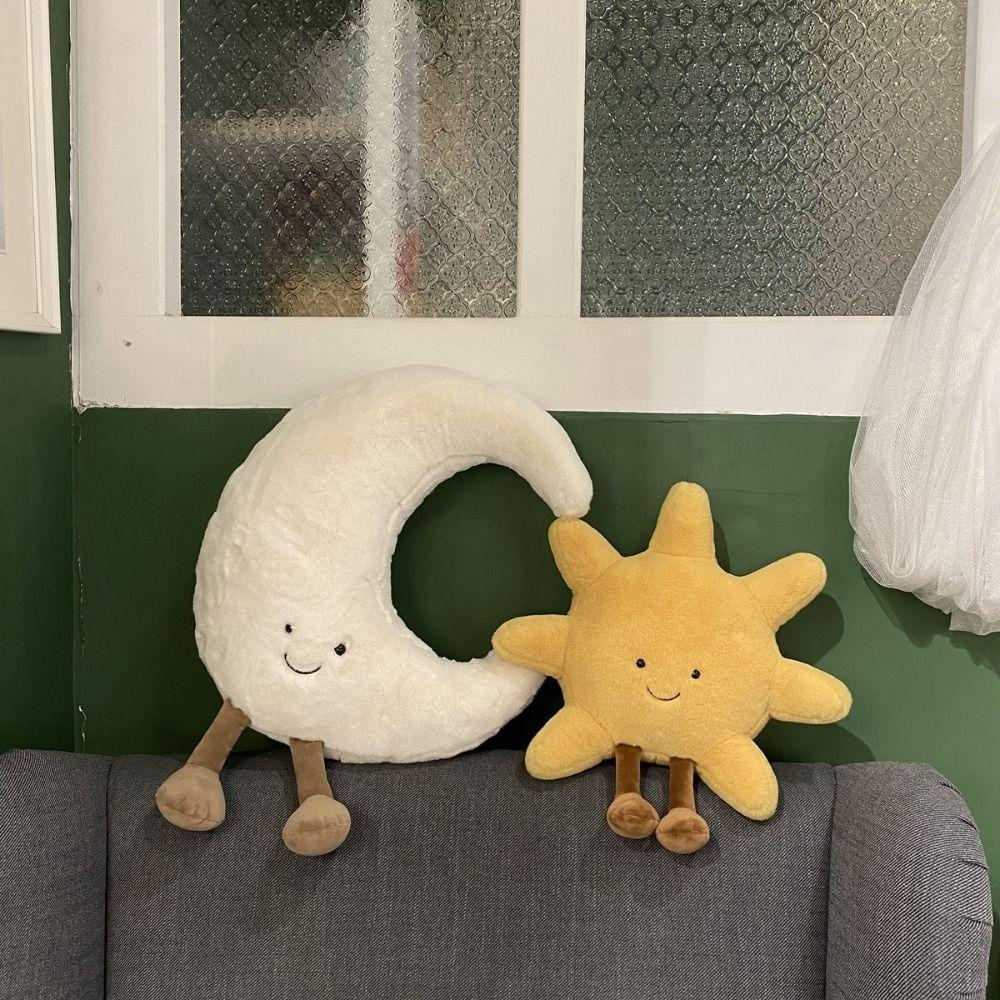 

Soft Sun Moon Soft Plush Toy Plush Sun Moon Throw Pillow Plush Pillow Xmas Gift