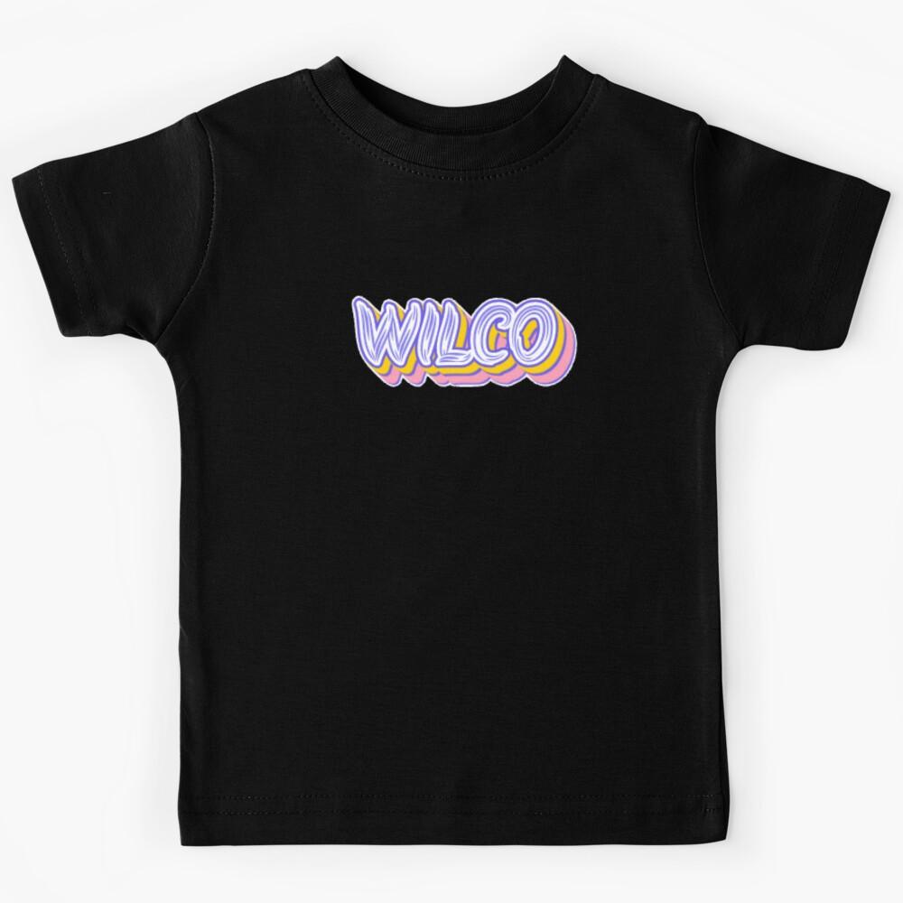 Wilco Retro Multi-Layered Script Typography Kids T-Shirt 170