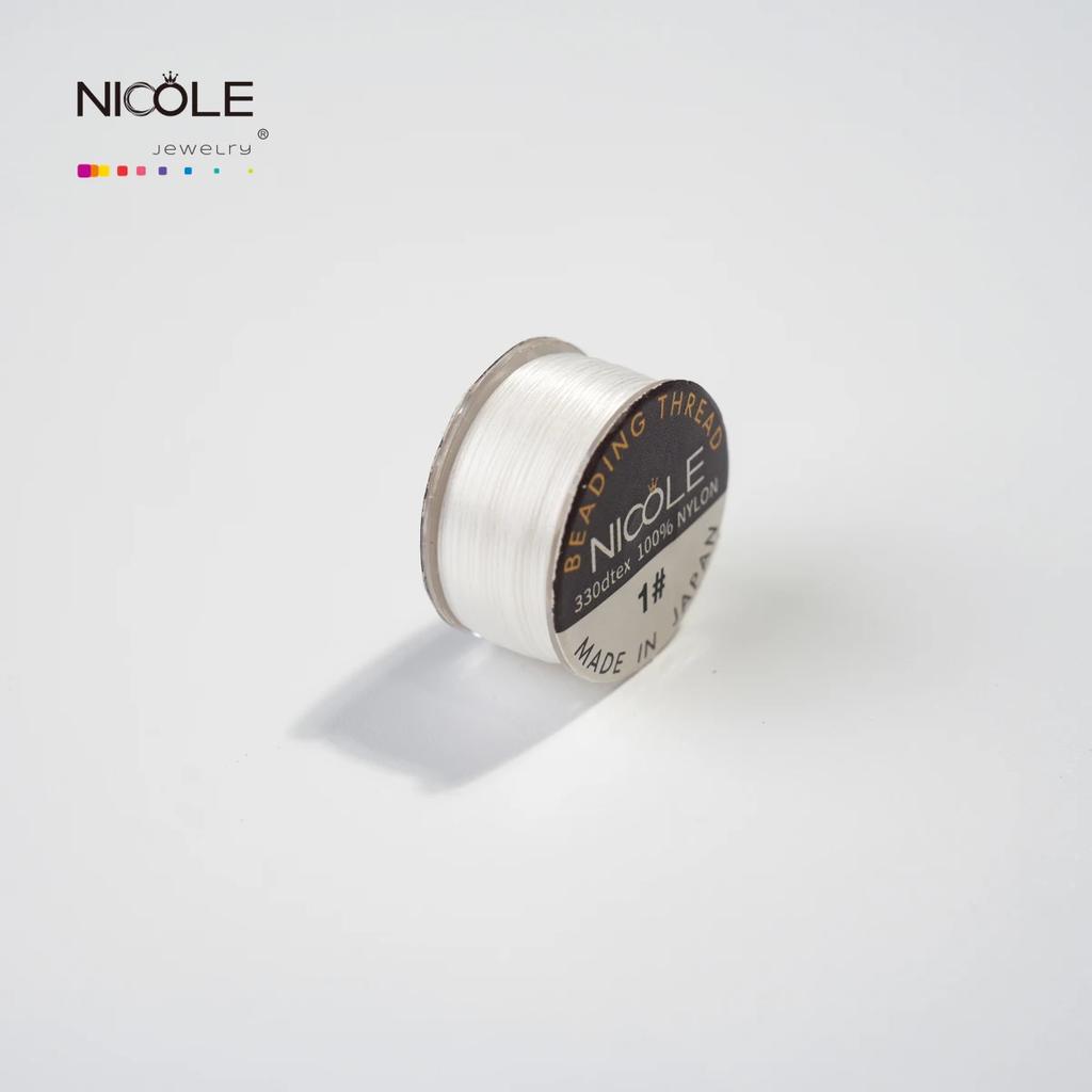 Miyuki %100 Naylon 330 DTEX Boncuk İpi DIY Japonya Boncuk İpi Aksesuarları Bilezikler İçin 46M/Rulo