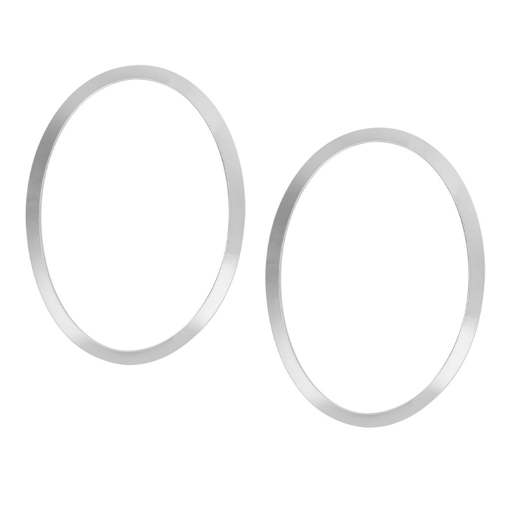 Front Headlight Surround Trim Set 51‑13‑7‑300‑631 Left Right Chrome Replacement for Cooper F55 4 Door 15‑20