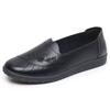 Spring New Shoes Comfortable Soft-soled Single Shoes Medium Leather Shoes Flat-soled Elderly Middle-aged and Elderly Women's Shoes
