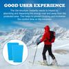 Ski Beschermers Herbruikbaar Gel Antislip Inzetstuk Beschermer 2 Stuks Ski Scheenbeschermers Trainingsuitrusting voor Volwassenen Snowboarden