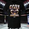 2026 Estate UFC Cody Garbrandt Grafica Combattimento Maglietta Sportiva Cotone Manica Corta Larga Tempo Libero Fitness Unisex