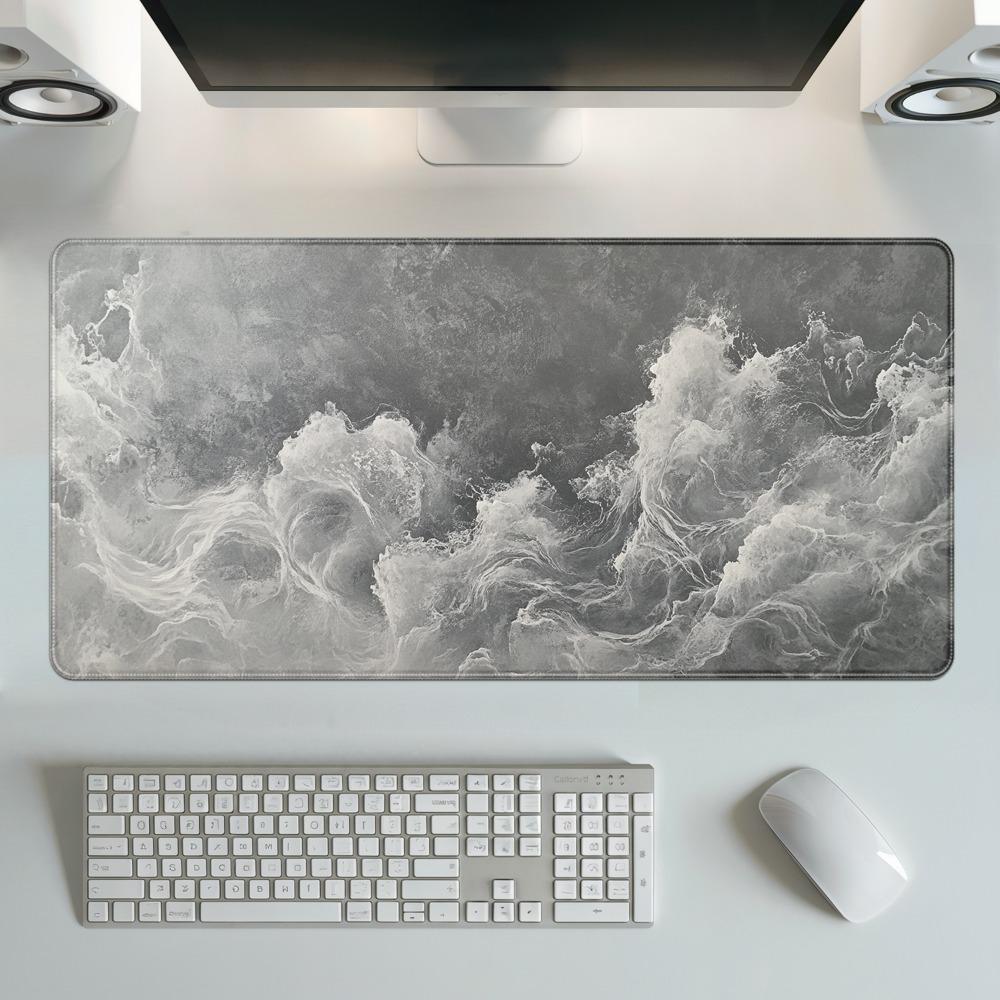 Smooth Surface Abstract Vortex Grey Design Alfombrillas Gaming Mousepad Gamer Teclado Mecnico Alfombrilla Ratn