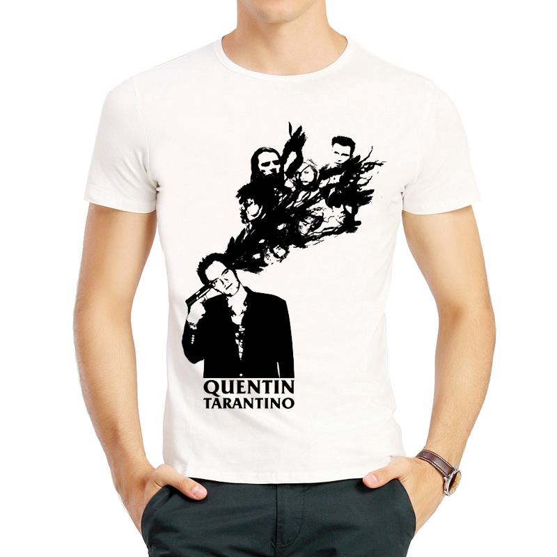 Quentin Tarantino T Shirt Short Sleeve White Color Pulp Fiction Quentin Tarantino Tshirt Tees Top Tshirt For Unisex Streetwear
