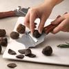 Truffle Slicer Stainless Steel Multi-purpose Cheese Chocolate Truffle Shaver Cutter Grater With Wood Handle Kitchen Accessories