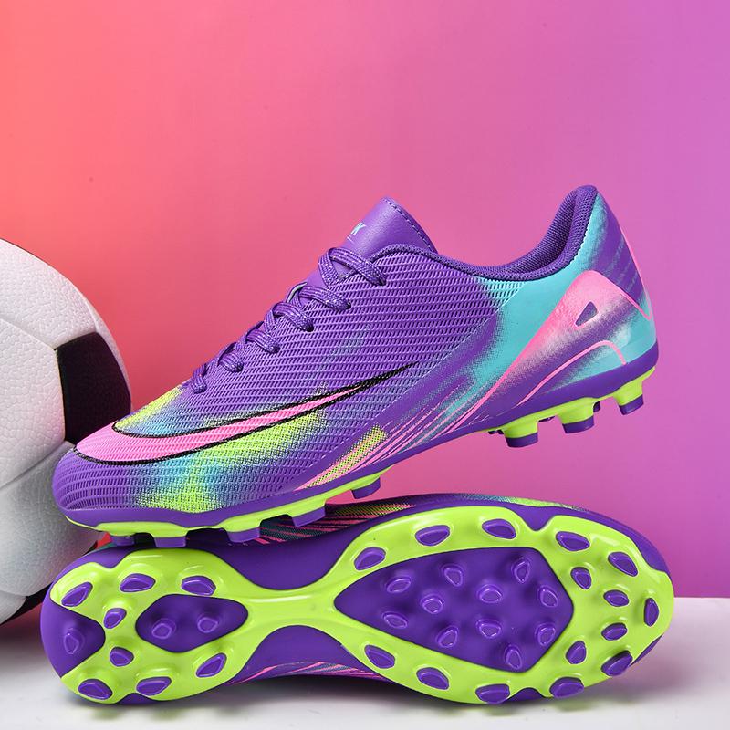 Neueste Herren Fußballschuhe Außen Sport Fußball Schuhwerk Lange Stollen Erwachsene Luftig Spiel Nocken Gemütlich Training Junge Jungen Rutschfest 34