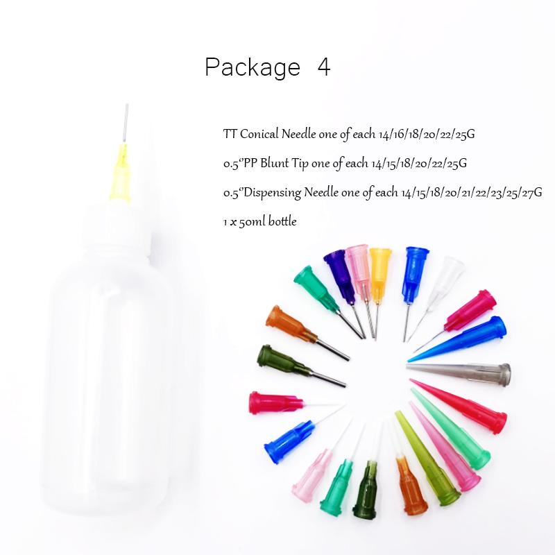 

1/5 комплект 30/50 мл прозрачный полиэтиленовый дозатор иглы дозатор флакон иглы наконечник и т.д. подходит для канифоли паяльной флюсовой пасты