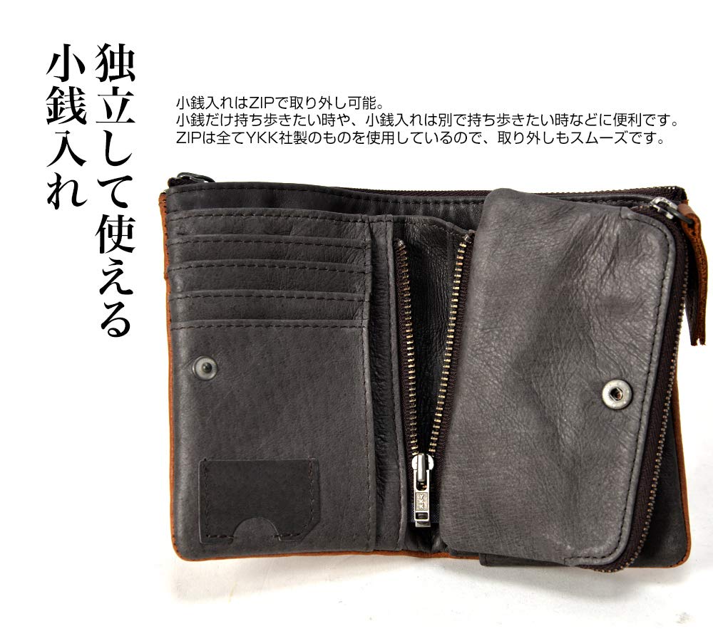 Geldbörse Bifold Echtes Leder DPL60058 Khaki [Gerät]