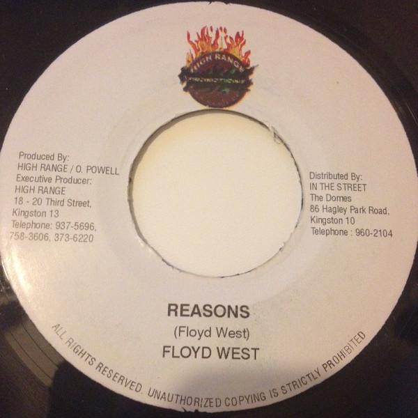 

7inch Record FLOYD WEST Reasons NONE High Range Prom 2009 Jamaica Reggae Ska Dub Used