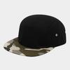 European and American Contrasting Colors Camouflage Color Matching Five-piece Flat Edge Hat Simple Tooling Wind Flat Brim Baseball Cap Street Hip Hop