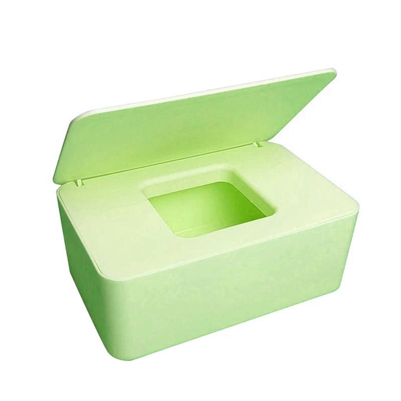 Boîte à mouchoirs en plastique Porte-lingettes humides Boîte de rangement pour mouchoirs en papier Distributeur d'essuie-tout Organisateur de serviettes de table pour la maison