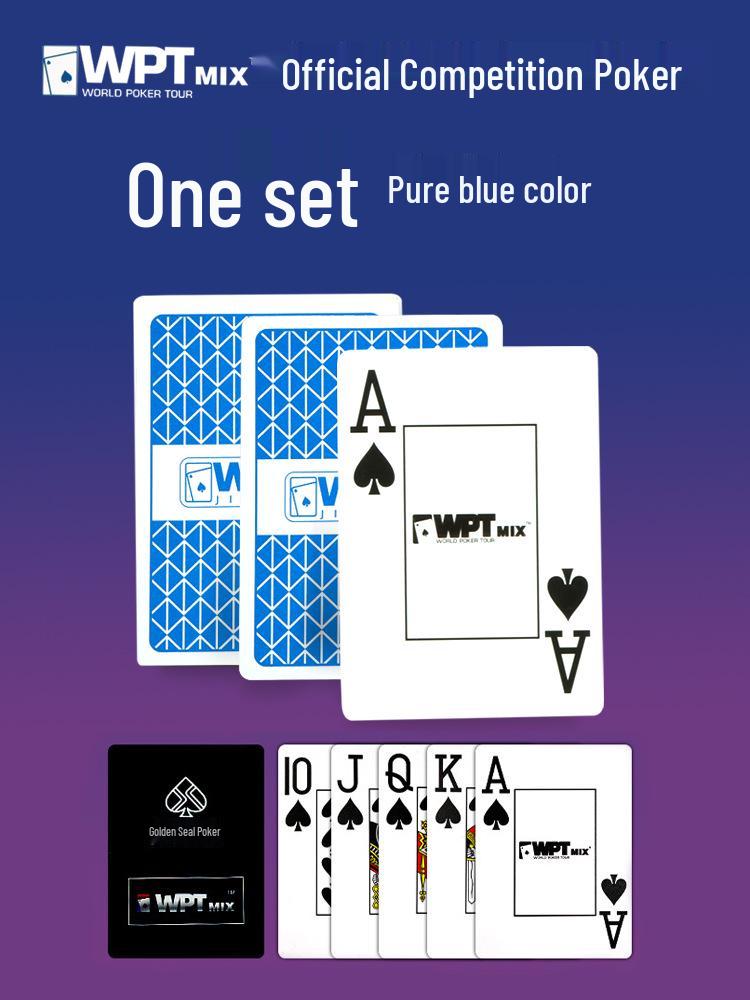 

WPT Texas Hold em Waterproof Frosted PVC Poker Cards