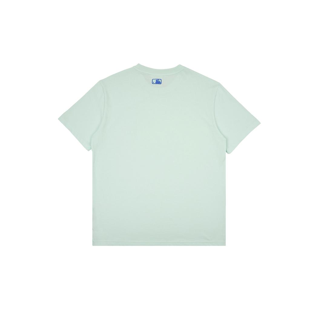 MLB Round Neck Fitted Straight Classic Printed Short Sleeve Drop Shoulder T-Shirt Unisex T-Shirt Green 31TS11131-07T