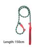 Portugal National Team Theme Pet Leash Adjustable Nylon Slip P Chain Dog Collar Traction Rope for Medium Large Puppy Dogs