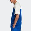 adidas T Shirts Men's Blue Crew Neck Moderate Straight Fit ED7136
