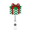 Snowman Elk Christmas Badge Reel Santa Claus ID Card Holder  Doctor Student