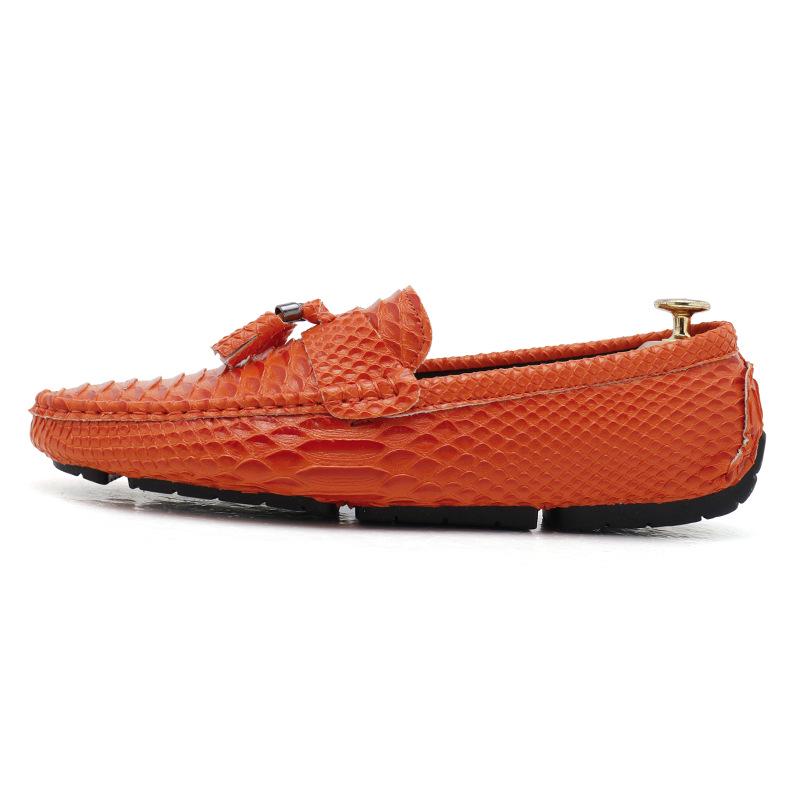 Cross2023 Men's Tassel Slip-on Loafers: Spring/Autumn Fashion, Large Size Outdoor Driving Shoes