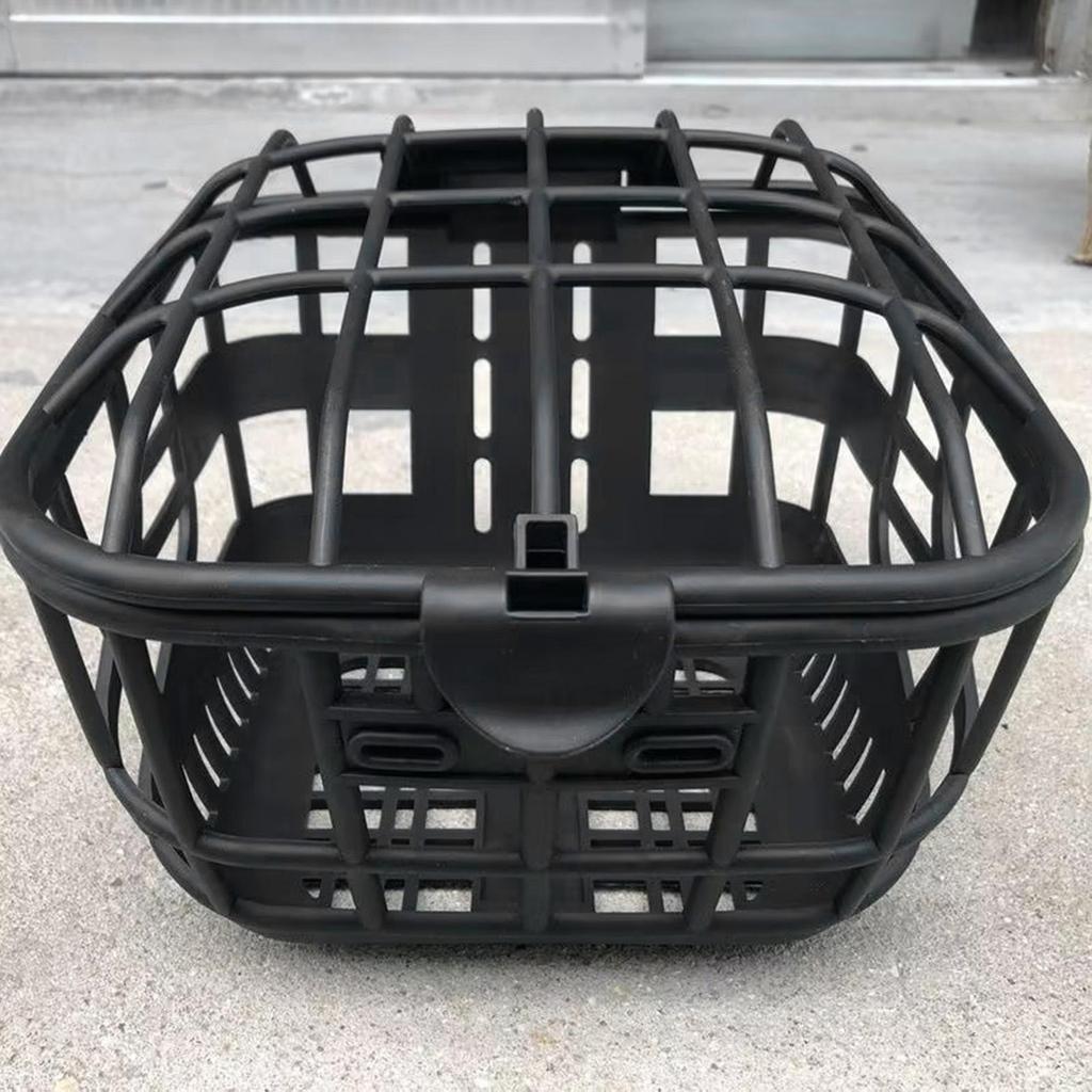 Bike Basket with Cover, Storage Basket, Easy to Install Bicycle Front for Electric Bikes