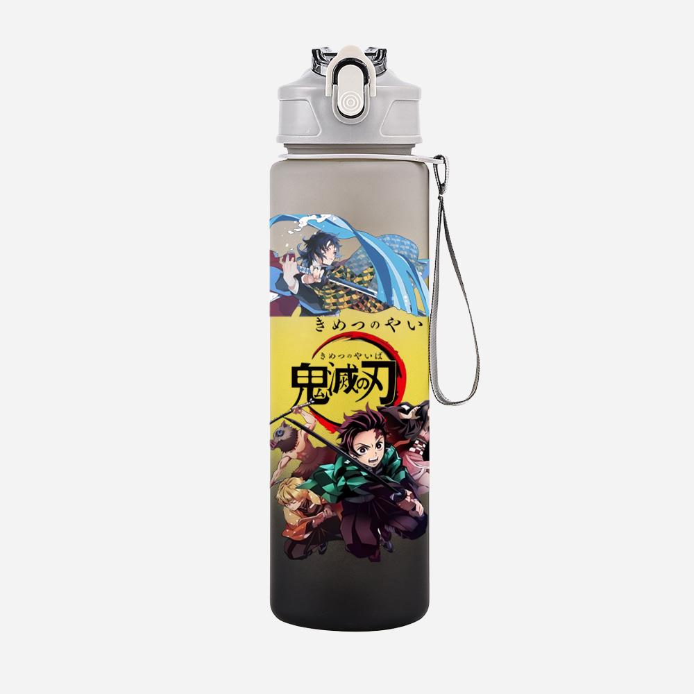 Anime New Demon Slayer Printed Large Capacity Drinking Cup Portable Outdoor Sports Water Cup Children 750Ml Water Bottle Kid Gift