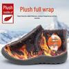 Warme Winter-Schneestiefel: Verdickte Samt-Freizeit-Baumwoll-Gehschuhe für Paare