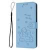 Curte Cat Leather Wallet Cover Case For Honor X9C X9B X8B X7C X7B X6A X6B X5B Plus 90 Lite 200 Smart X60 Pro Stand Card Holder