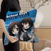 Anime S-School D-Days Katsura Kotonoha Personalized Picture Text Home Decorative Pillows Household Gifts 45x45cm