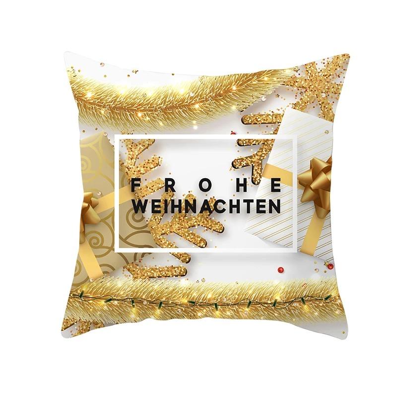 Christmas Themed Pillowcases Car Ornaments Office Santa Claus Living Room Sofa Home Pillowcases