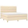VidaXL Sommier à Lattes de Lit avec Matelas et LED, Lit Rembourré, Lit Double, Lit Adulte de Chambre à Coucher Intérieur, 3135698
