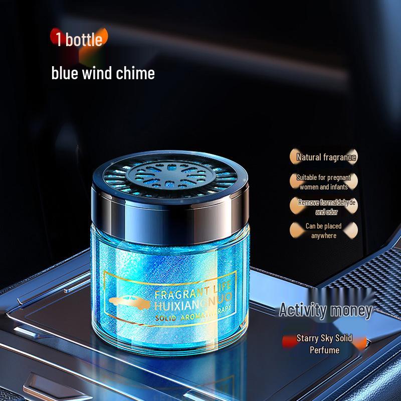 Men's Exclusive Long-Lasting Car Sand Art Aroma Balm: High-End Solid Air Freshener & Deodorizer