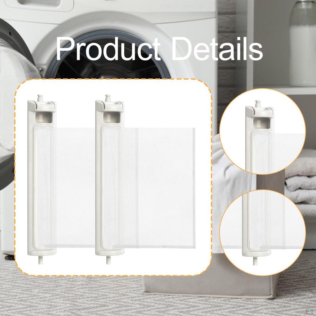 2Pcs Washing Machine Garbage Net Waste Parts Replace Washer for ES-55E3 Es-t55C Es-ge60 ES-55E2K