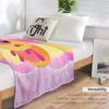 Rosy Maple Moth Throw Blanket Soft Blanket Beautiful Blankets Decorative Sofa Blankets