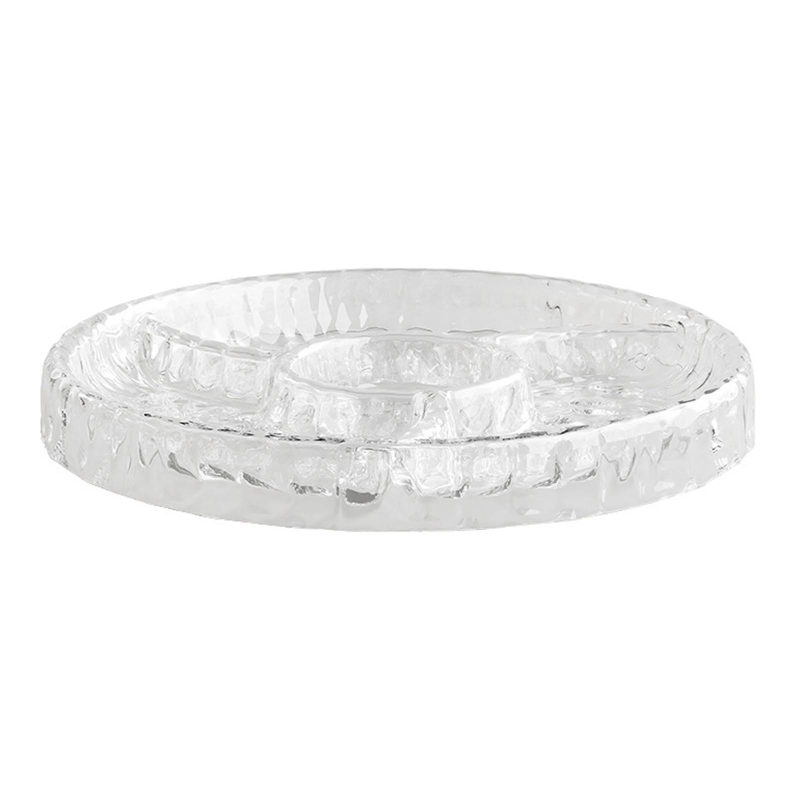 Fruit Snack Serving Tray Multi-Compartment Dustproof Fruit Plate For Snack Candies Food Grade Large Serving Platter For Home Use