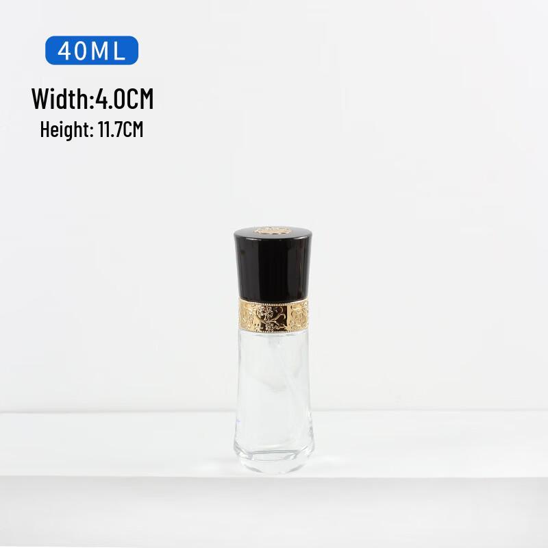OIMG Transparent Glass Cosmetic Pump Bottle Set