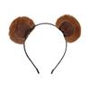 Lovely Bear Ears Headpiece Lightweight Cloth Fabric Hair Decoration Hair Ornament For Sensitive Skin Adults